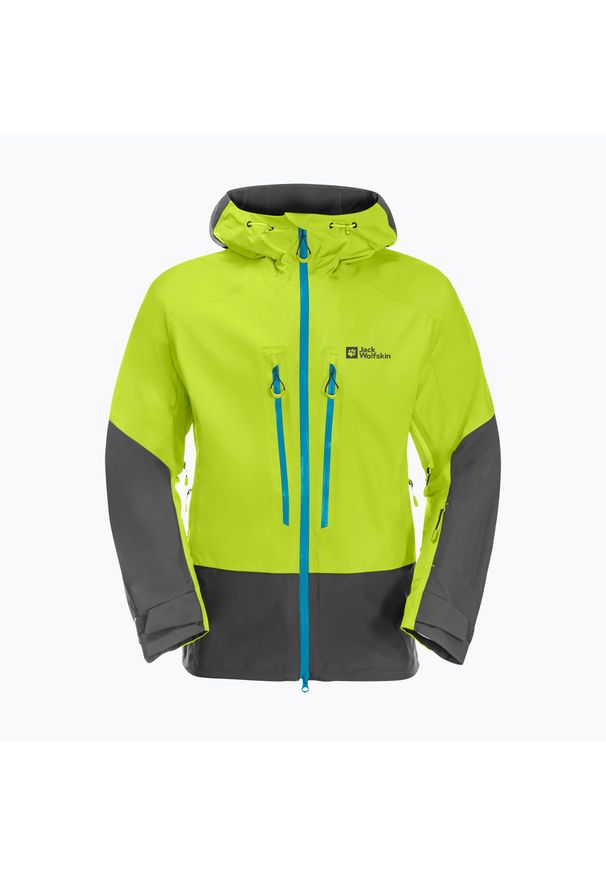 Kurtka skiturowa męska Jack Wolfskin Alpspitze 3L. Kolor: zielony