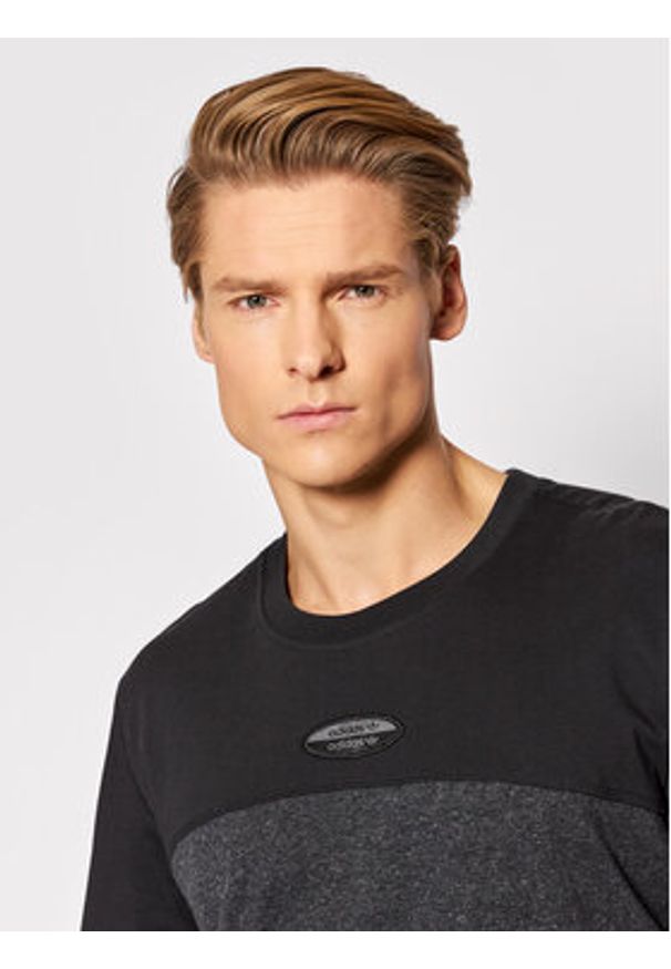 Adidas - adidas T-Shirt R.Y.V. Basic HC9470 Czarny Regular Fit. Kolor: czarny. Materiał: bawełna