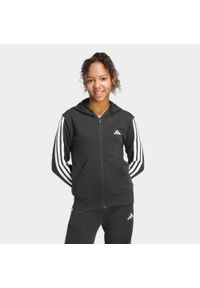 Adidas - Bluza dziecięca ADIDAS z kapturem. Typ kołnierza: kaptur. Kolor: czarny. Materiał: materiał #1