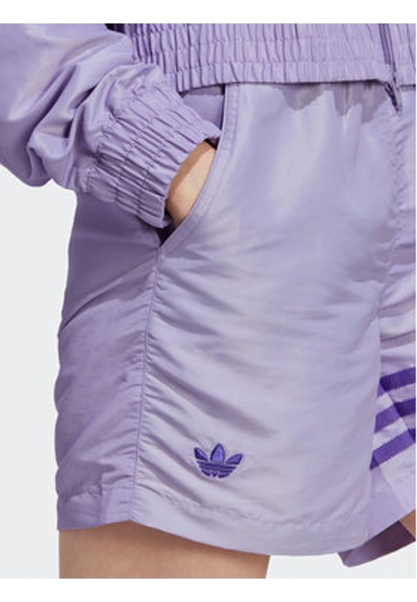 Adidas - adidas Szorty sportowe Adicolor Neuclassics Shorts IC5420 Fioletowy. Kolor: fioletowy. Materiał: syntetyk