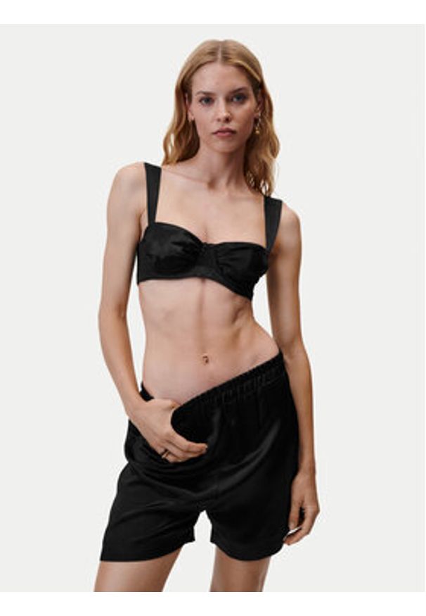 Undress Code Szorty piżamowe Everything I Do 664 Czarny Loose Fit. Kolor: czarny. Materiał: lyocell