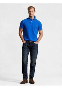 Polo Ralph Lauren Polo 710842621042 Niebieski Slim Fit. Typ kołnierza: polo. Kolor: niebieski. Materiał: bawełna #3