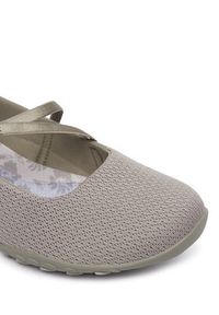 skechers - Skechers Baleriny 100771/TPE Beżowy. Kolor: beżowy. Materiał: materiał #3