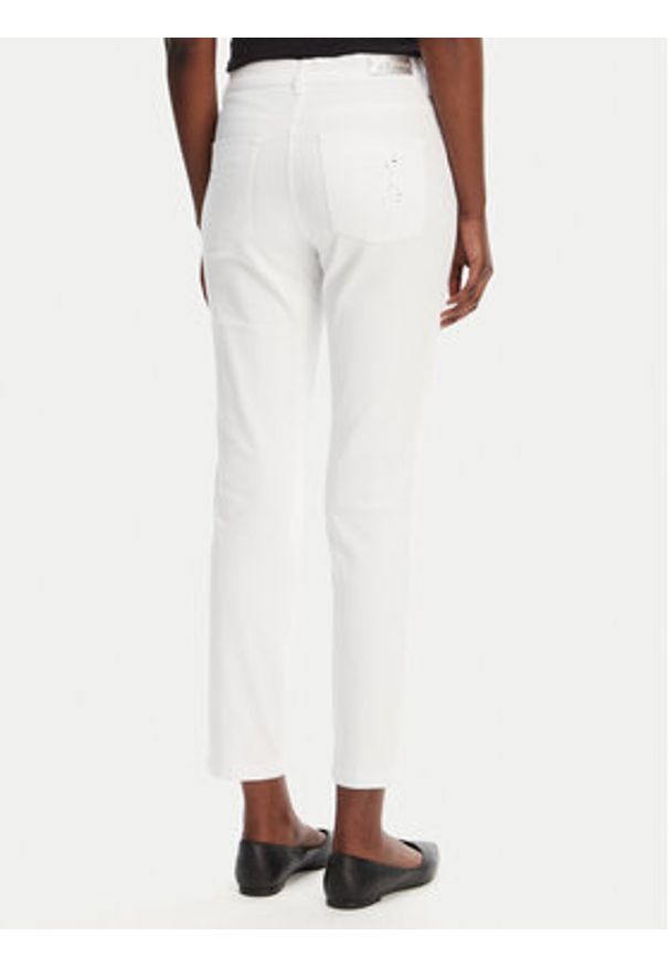 Olsen Jeansy 14002416 Biały Slim Fit. Kolor: biały