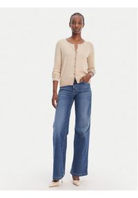 Liu Jo Kardigan WA6280 MS49I Beżowy Regular Fit. Kolor: beżowy. Materiał: wiskoza #3