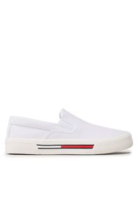 Tommy Jeans Tenisówki Slip On Wmn EN0EN02088 Biały. Zapięcie: bez zapięcia. Kolor: biały. Materiał: materiał #1