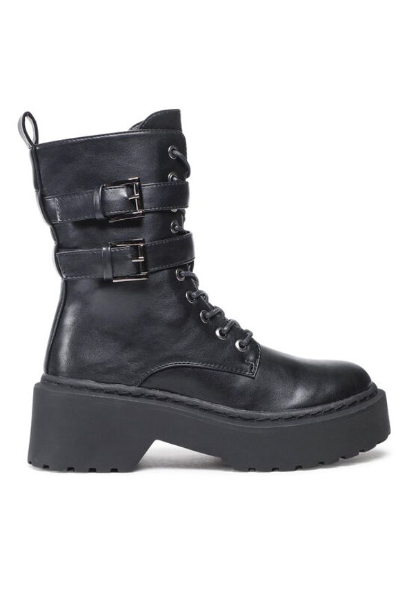 DeeZee Trapery WS5656-01 Czarny. Kolor: czarny. Materiał: skóra