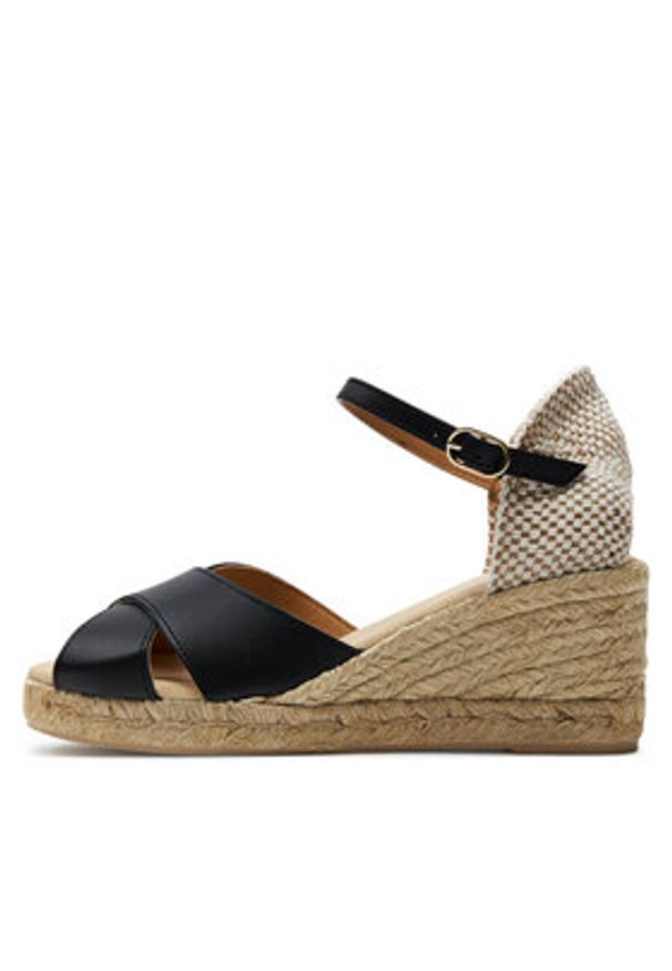 Geox Espadryle D Gelsa Low D45NGA 00085 C9999 Czarny. Kolor: czarny. Materiał: materiał