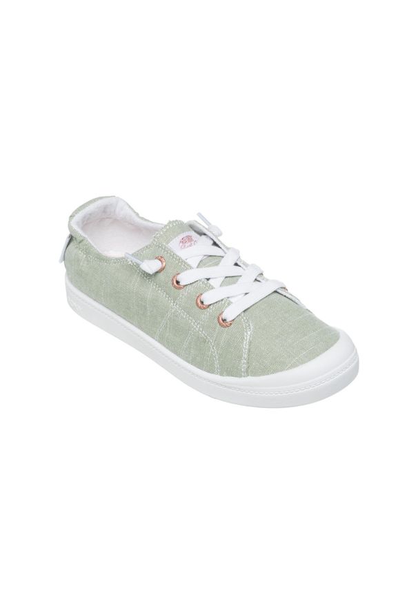 Roxy - Buty dla Kobiety BAYSHORE PLUS Zielony. Kolor: zielony. Materiał: bawełna. Szerokość cholewki: normalna