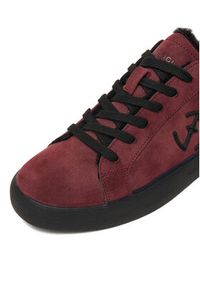 Eva Minge Sneakersy EO-ELLA-WSDR13670 Bordowy. Kolor: czerwony. Materiał: syntetyk, materiał