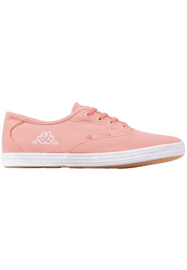 Buty Kappa Zony W 243163 7410 pomarańczowe. Okazja: na co dzień. Zapięcie: sznurówki. Kolor: pomarańczowy. Materiał: guma. Szerokość cholewki: normalna. Styl: casual, klasyczny
