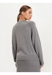Max Mara Leisure Sweter Salvia 2426366158 Szary Relaxed Fit. Kolor: szary. Materiał: wełna