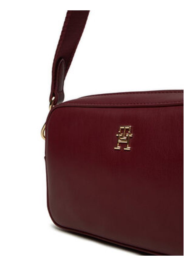 TOMMY HILFIGER - Tommy Hilfiger Torebka AW0AW16894 Bordowy. Kolor: czerwony. Materiał: skórzane