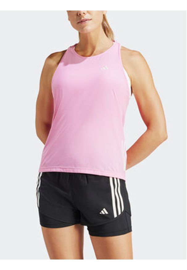 Adidas - adidas Koszulka techniczna Own The Run IN2963 Różowy Regular Fit. Kolor: różowy. Materiał: syntetyk. Sport: bieganie