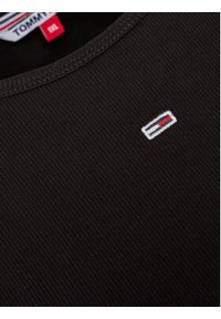 Tommy Jeans Curve T-Shirt Essential DW0DW15108 Czarny Regular Fit. Kolor: czarny. Materiał: bawełna #3