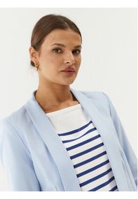 Pieces Marynarka Boss 17090996 Błękitny Regular Fit. Kolor: niebieski. Materiał: syntetyk #4