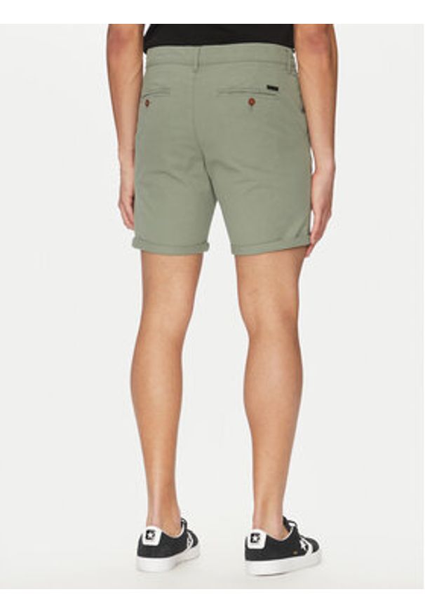 Jack & Jones Szorty materiałowe Marco 12269494 Zielony Regular Fit. Kolor: zielony. Materiał: bawełna