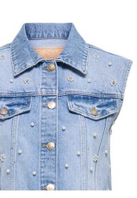 only - ONLY Kamizelka Onur 15366346 Niebieski Regular Fit. Kolor: niebieski. Materiał: bawełna #2