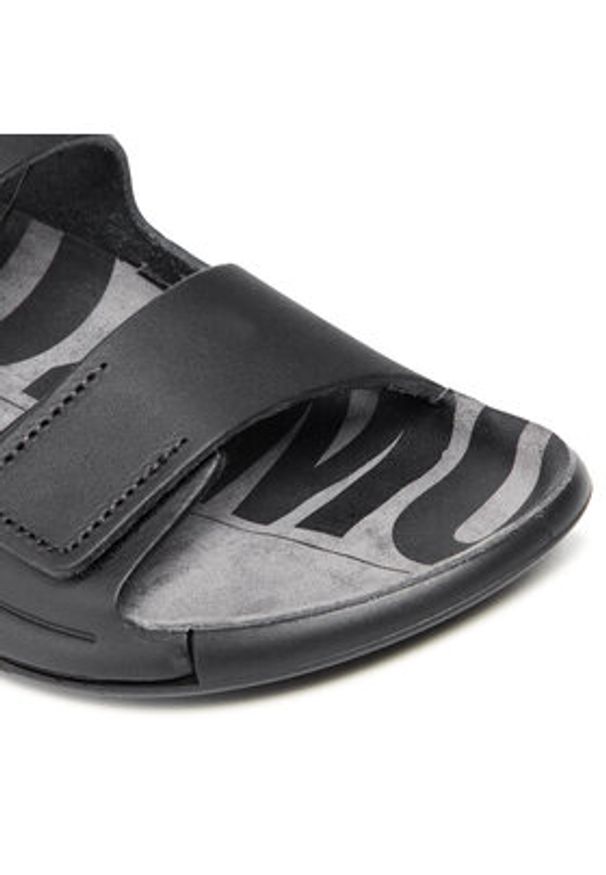 ecco - ECCO Klapki 2Nd Cozmo W 20682301001 Czarny. Kolor: czarny. Materiał: skóra