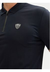 EA7 Emporio Armani Polo 8NPF13 PJRGZ 1562 Granatowy Regular Fit. Typ kołnierza: polo. Kolor: niebieski. Materiał: syntetyk #5