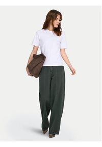 only - ONLY T-Shirt Freja 15367970 Biały Regular Fit. Kolor: biały. Materiał: bawełna #5