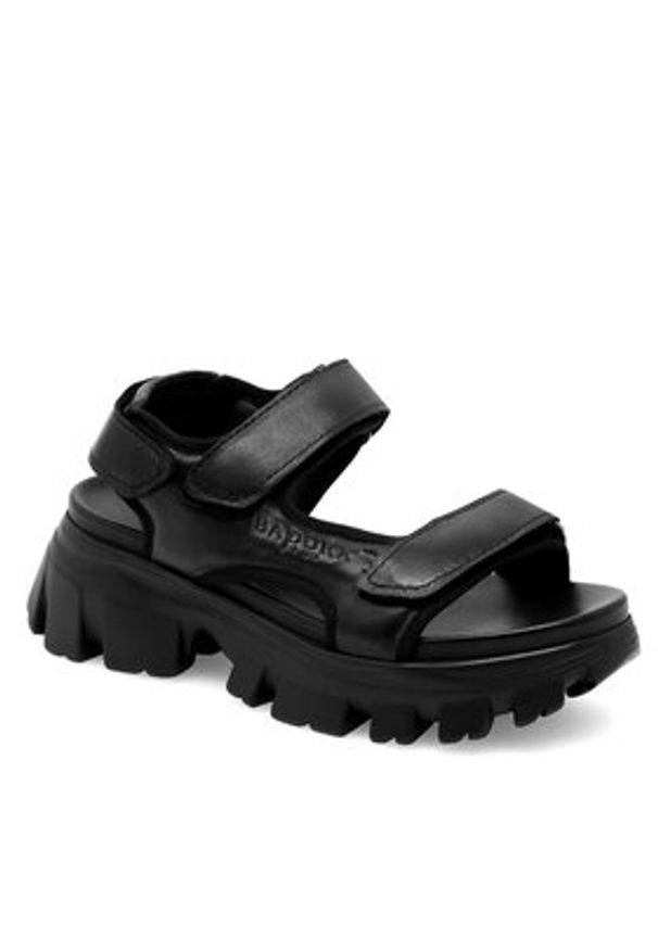 Badura Sandały IRENE-24SS45 Czarny. Kolor: czarny. Materiał: skóra