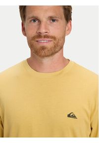 Quiksilver T-Shirt EQYZT07711 Beżowy Regular Fit. Kolor: beżowy. Materiał: bawełna #4