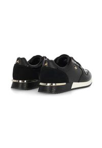 MEXX - Mexx sneakersy skórzane Fleur kolor czarny MXK047102W. Nosek buta: okrągły. Zapięcie: sznurówki. Kolor: czarny. Materiał: skóra #5