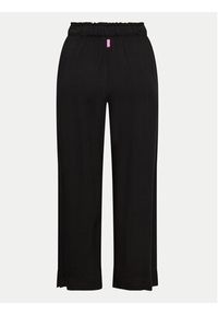 Deha Spodnie materiałowe A00635 Czarny Regular Fit. Kolor: czarny. Materiał: wiskoza