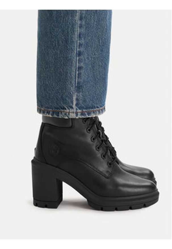 Timberland Trzewiki Allington TB0A26SV0151 Czarny. Kolor: czarny. Materiał: skóra