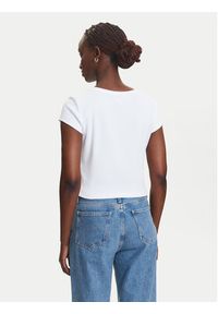 Calvin Klein Jeans T-Shirt LV047C200G Biały Slim Fit. Kolor: biały. Materiał: bawełna #4