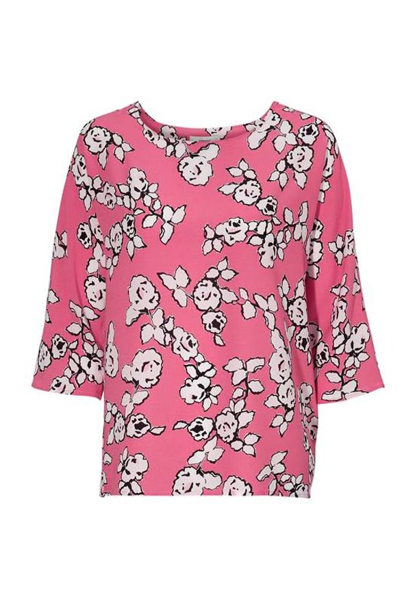 Soyaconcept Bluzka Sabrina różowy we wzory female różowy/ze wzorem XL (44). Kolor: różowy. Materiał: tkanina