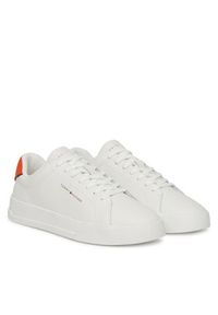 TOMMY HILFIGER - Tommy Hilfiger Sneakersy FM0FM05367 Biały. Kolor: biały. Materiał: skóra #5