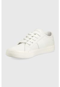 U.S. Polo Assn. tenisówki damskie kolor biały. Nosek buta: okrągły. Zapięcie: sznurówki. Kolor: biały. Materiał: guma #2