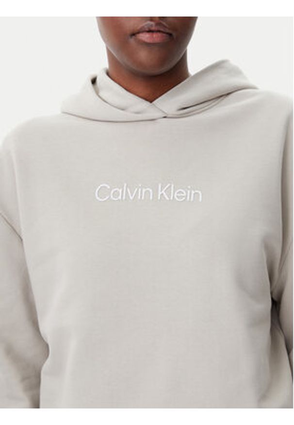 Calvin Klein Bluza Hero Logo K20K205449 Szary Regular Fit. Kolor: szary. Materiał: bawełna