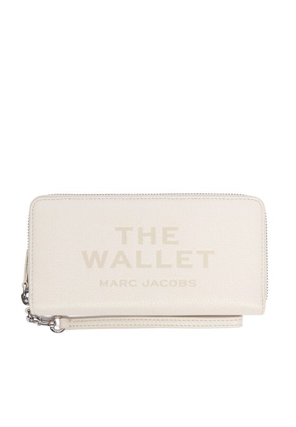 MARC JACOBS - Marc Jacobs Portfel The Leather Continental 2P4SMP015S02 Écru. Materiał: skóra