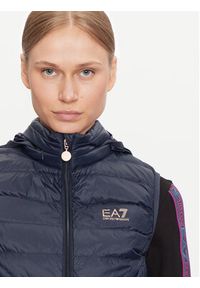 EA7 Emporio Armani Bezrękawnik 6DTQ06 TNGPZ Granatowy Regular Fit. Kolor: niebieski. Materiał: syntetyk. Długość rękawa: bez rękawów