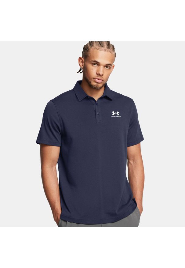 Koszulka polo męska Under Armour UA Icon. Typ kołnierza: polo. Kolor: niebieski. Styl: sportowy