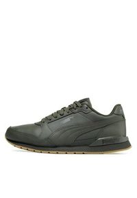 Puma Sneakersy St Runer V3 L 384855 16 Zielony. Kolor: zielony. Materiał: skóra #4