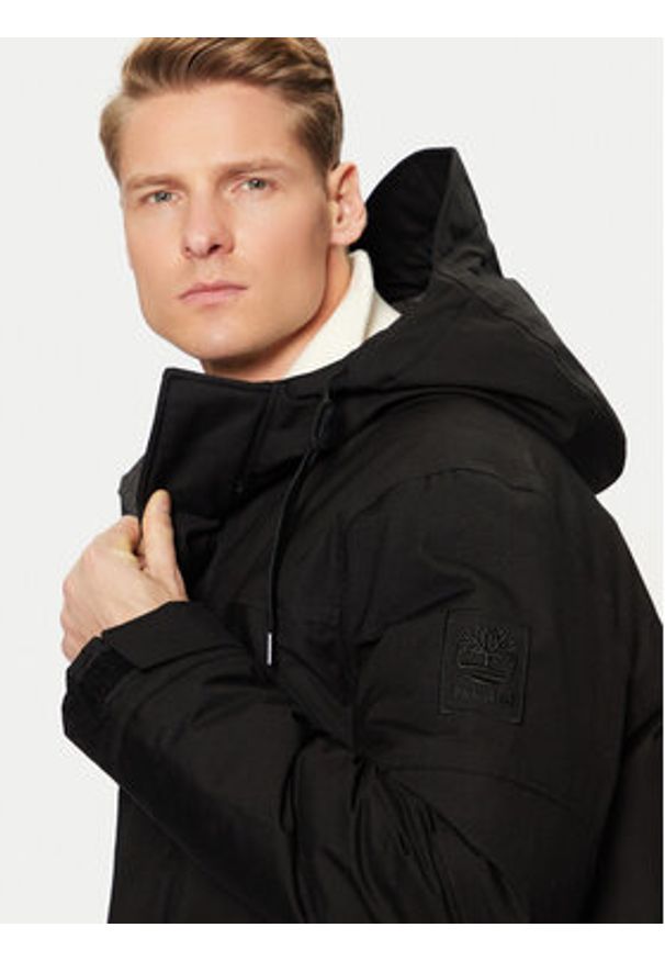 Timberland Parka Willmington TB0A6YCP Czarny Regular Fit. Kolor: czarny. Materiał: syntetyk
