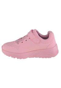 skechers - Buty do chodzenia dziewczęce, Skechers Uno Lite-Frosty Vibe. Kolor: różowy. Materiał: syntetyk, materiał. Sport: turystyka piesza