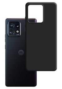 3MK - Motorola Edge 40 Pro 5G - 3mk Matt Case black. Materiał: materiał. Wzór: aplikacja. Styl: elegancki