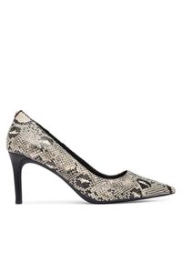 MICHAEL Michael Kors Szpilki Alina Felx Pump 40T6HNMP1E Beżowy. Kolor: beżowy. Materiał: skóra. Obcas: na szpilce #1