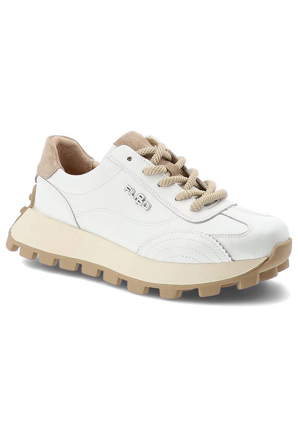 Białe Sneakersy Filippo Wygodne Buty Damskie Na Platformie. Okazja: na spacer, na co dzień. Zapięcie: sznurówki. Kolor: biały. Materiał: jeans. Szerokość cholewki: normalna. Sezon: lato, wiosna. Obcas: na platformie. Sport: turystyka piesza