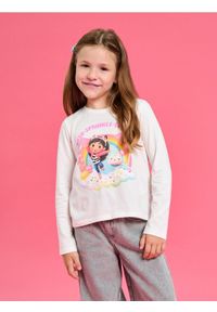 Sinsay - Koszulka z długimi rękawami Gabby's Dollhouse - szary. Kolor: szary. Długość rękawa: długi rękaw. Długość: długie #1