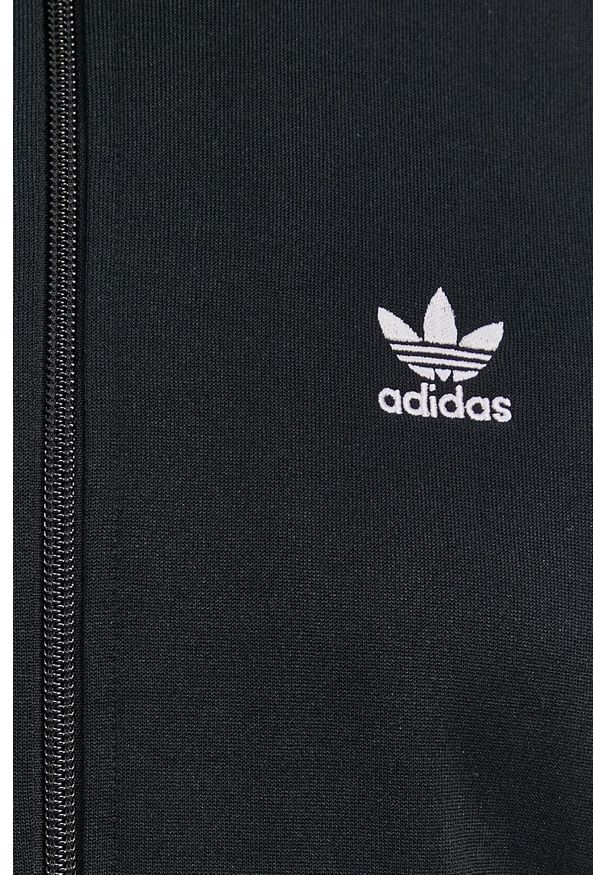 adidas Originals - Bluza. Okazja: na plażę. Kolor: czarny. Materiał: materiał. Wzór: aplikacja