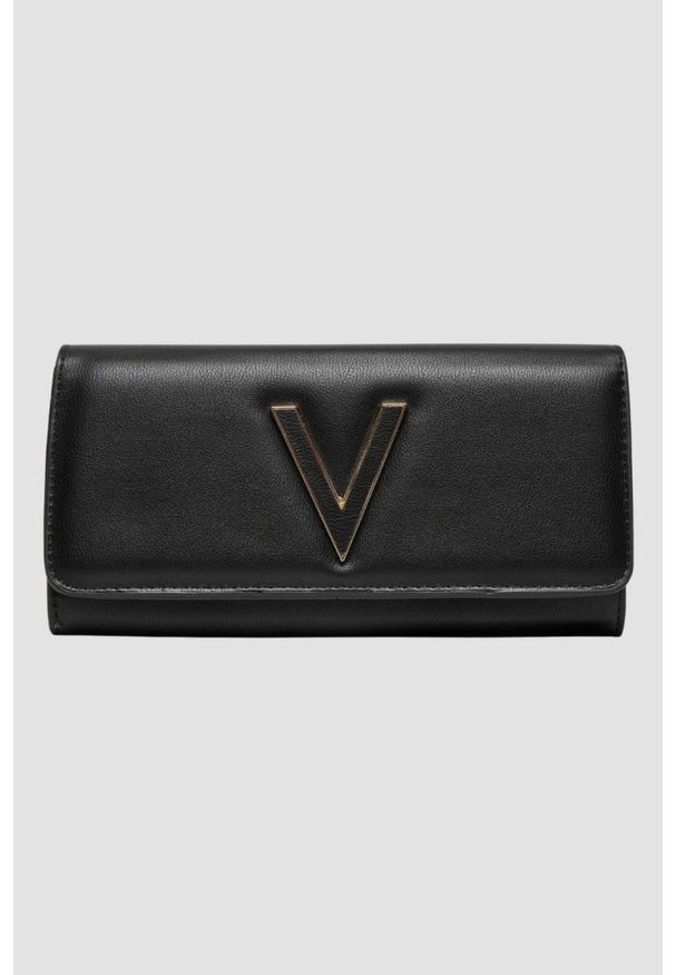 Valentino by Mario Valentino - VALENTINO Czarny portfel Coney. Kolor: czarny