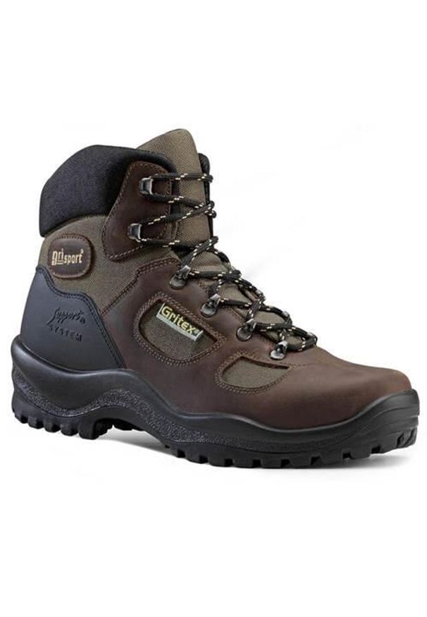 Buty trekkingowe męskie Grisport 626D91G. Wysokość cholewki: za kostkę. Zapięcie: sznurówki. Kolor: czarny, brązowy. Materiał: skóra, materiał, syntetyk. Szerokość cholewki: normalna. Sport: turystyka piesza