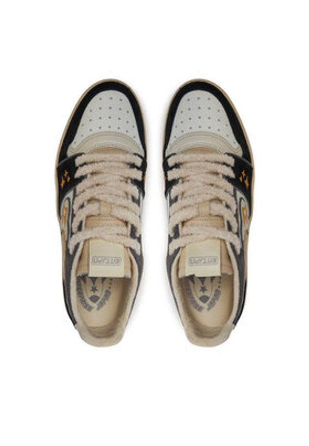Enterprise Japan Sneakersy BB5003 PX310 S3698 Biały. Kolor: biały. Materiał: skóra