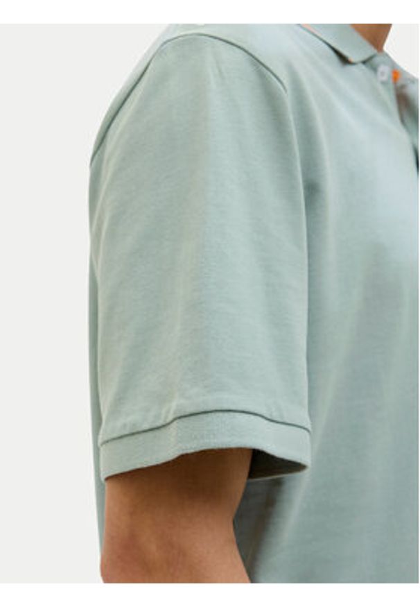 Jack & Jones - Jack&Jones Polo Hudson 12269238 Zielony Regular Fit. Typ kołnierza: polo. Kolor: zielony. Materiał: bawełna